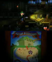 Image n° 1 - screenshots : Luigi's Mansion